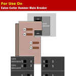 Generator Interlock Kit – Compatible with Eaton Cutler Hammer CH-5 Panel, 2 1/4 Inch Spacing