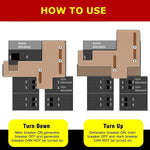 Generator Interlock Kit – Compatible with Murray & Siemens 150/200 Amp Panels, 7/8-1 1/4 Inch Spacing