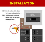 Generator Interlock Kit Compatible with Horizontal Main Cutler Hammer CH series ONLY 150 or 200 amp panels