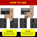 Generator Interlock Kit Compatible with Siemens or Murray 200 Amp Panel