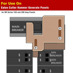 Generator Interlock Kit Compatible with Cutler Hammer for BR Series 150 and 200 amp Panels