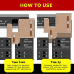 Generator Interlock Kit Compatible with Cutler Hammer for BR Series 150 and 200 amp Panels