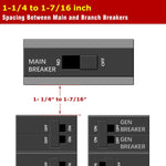 Generator Interlock Kit Compatible with Cutler Hammer for BR Series 150 and 200 amp Panels